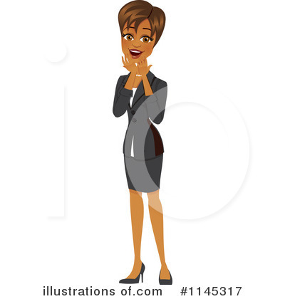 Royalty-Free (RF) Businesswoman Clipart Illustration by Amanda Kate - Stock Sample #1145317