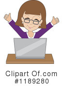 Businesswoman Clipart #1189280 by Maria Bell