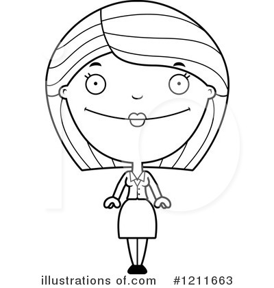 Royalty-Free (RF) Businesswoman Clipart Illustration by Cory Thoman - Stock Sample #1211663