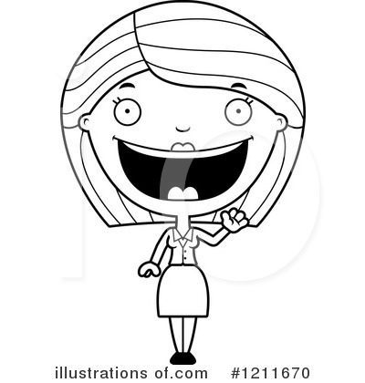 Royalty-Free (RF) Businesswoman Clipart Illustration by Cory Thoman - Stock Sample #1211670