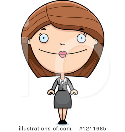 Businesswoman Clipart #1211685 by Cory Thoman