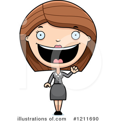 Businesswoman Clipart #1211690 by Cory Thoman