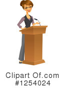 Businesswoman Clipart #1254024 by Amanda Kate