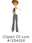 Businesswoman Clipart #1254026 by Amanda Kate