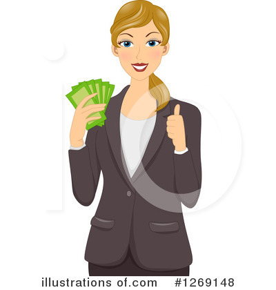Businesswoman Clipart #1269148 by BNP Design Studio