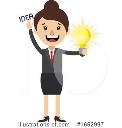 Royalty-Free (RF) Businesswoman Clipart Illustration by Morphart Creations - Stock Sample #1662997