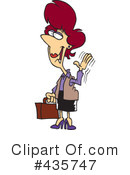 Businesswoman Clipart #435747 by toonaday