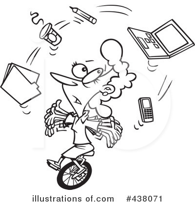 Multi Tasking Clipart #438071 by toonaday