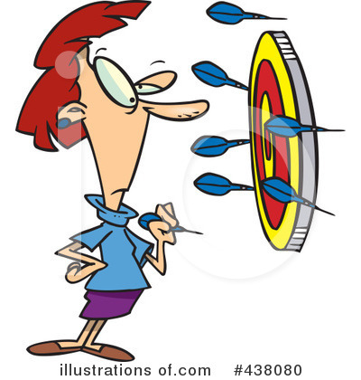 Dart Board Clipart #438080 by toonaday