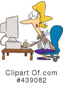 Businesswoman Clipart #439082 by toonaday