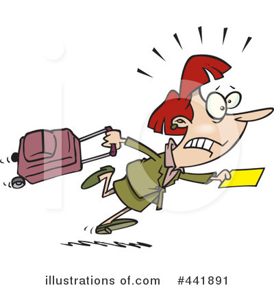 Running Late Clipart #441891 by toonaday