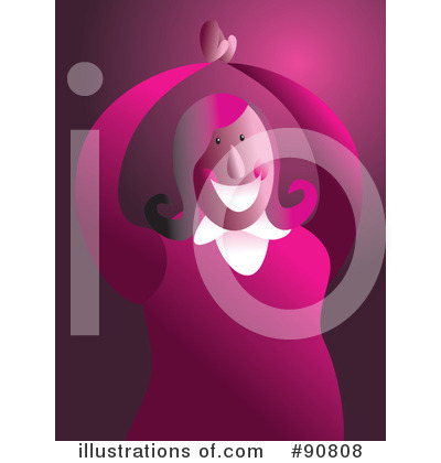 Royalty-Free (RF) Businesswoman Clipart Illustration by Prawny - Stock Sample #90808