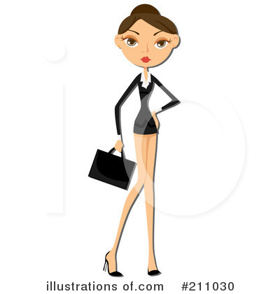 Royalty-Free (RF) Businesswomen Clipart Illustration by BNP Design Studio - Stock Sample #211030