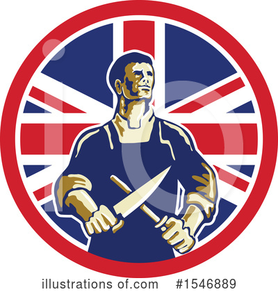 Royalty-Free (RF) Butcher Clipart Illustration by patrimonio - Stock Sample #1546889
