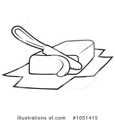 Royalty-Free (RF) Butter Clipart Illustration by dero - Stock Sample #1051415