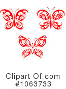 Butterflies Clipart #1063733 by Vector Tradition SM