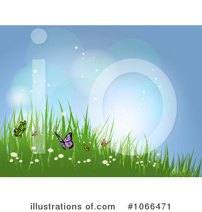 Butterfly Background Clipart #1066471 by KJ Pargeter