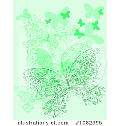 Royalty-Free (RF) Butterflies Clipart Illustration by Vector Tradition SM - Stock Sample #1082395