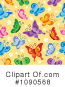 Butterflies Clipart #1090568 by visekart