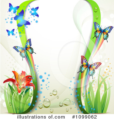 Butterfly Background Clipart #1099062 by merlinul