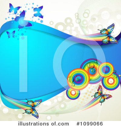 Royalty-Free (RF) Butterflies Clipart Illustration by merlinul - Stock Sample #1099066