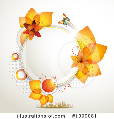 Royalty-Free (RF) Butterflies Clipart Illustration by merlinul - Stock Sample #1099081