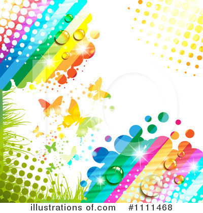 Rainbow Background Clipart #1111468 by merlinul