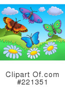 Butterflies Clipart #221351 by visekart