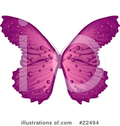 Royalty-Free (RF) Butterflies Clipart Illustration by Tonis Pan - Stock Sample #22494