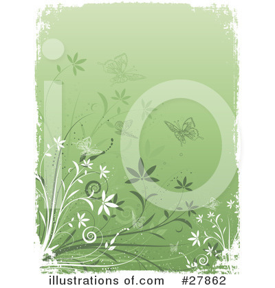 Royalty-Free (RF) Butterflies Clipart Illustration by KJ Pargeter - Stock Sample #27862