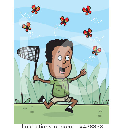 Chasing Butterflies Clipart #438358 by Cory Thoman