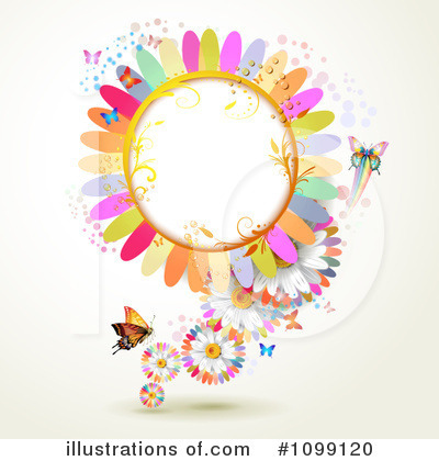 Royalty-Free (RF) Butterfly Background Clipart Illustration by merlinul - Stock Sample #1099120