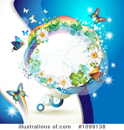 Royalty-Free (RF) Butterfly Background Clipart Illustration by merlinul - Stock Sample #1099138