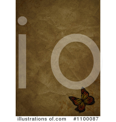 Royalty-Free (RF) Butterfly Background Clipart Illustration by KJ Pargeter - Stock Sample #1100087