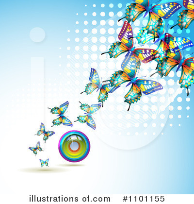 Rainbow Background Clipart #1101155 by merlinul
