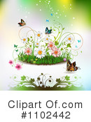 Butterfly Background Clipart #1102442 by merlinul