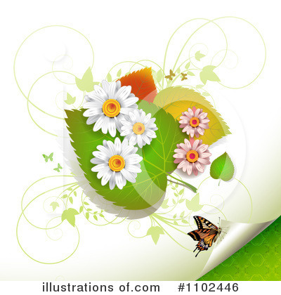 Royalty-Free (RF) Butterfly Background Clipart Illustration by merlinul - Stock Sample #1102446
