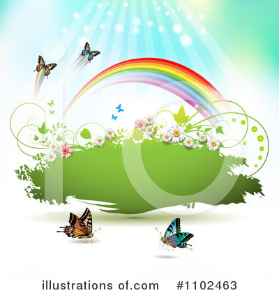 Royalty-Free (RF) Butterfly Background Clipart Illustration by merlinul - Stock Sample #1102463