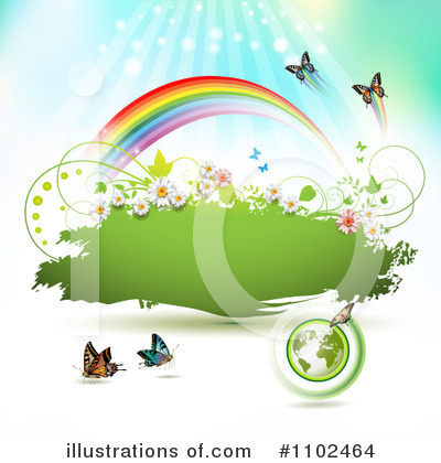 Royalty-Free (RF) Butterfly Background Clipart Illustration by merlinul - Stock Sample #1102464