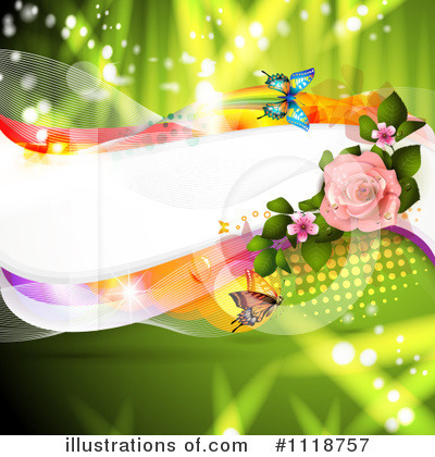 Royalty-Free (RF) Butterfly Background Clipart Illustration by merlinul - Stock Sample #1118757