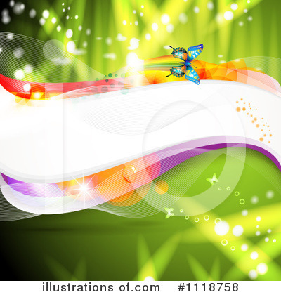 Royalty-Free (RF) Butterfly Background Clipart Illustration by merlinul - Stock Sample #1118758
