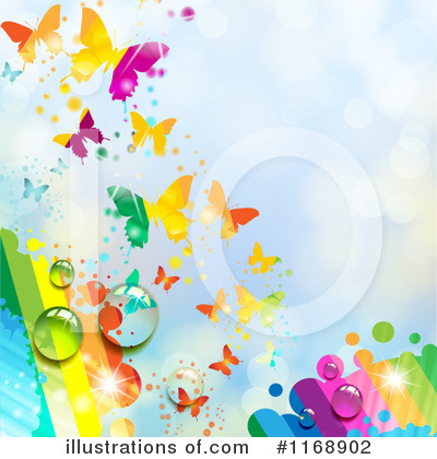 Butterfly Background Clipart #1168902 by merlinul