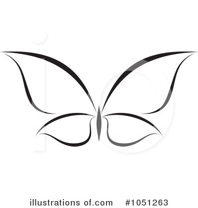 Royalty-Free (RF) Butterfly Clipart Illustration by elena - Stock Sample #1051263