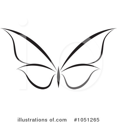 Royalty-Free (RF) Butterfly Clipart Illustration by elena - Stock Sample #1051265