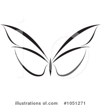 Royalty-Free (RF) Butterfly Clipart Illustration by elena - Stock Sample #1051271