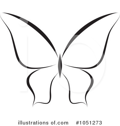 Royalty-Free (RF) Butterfly Clipart Illustration by elena - Stock Sample #1051273