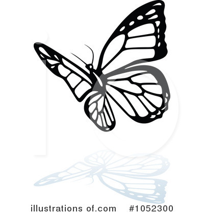 Royalty-Free (RF) Butterfly Clipart Illustration by dero - Stock Sample #1052300