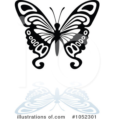 Royalty-Free (RF) Butterfly Clipart Illustration by dero - Stock Sample #1052301