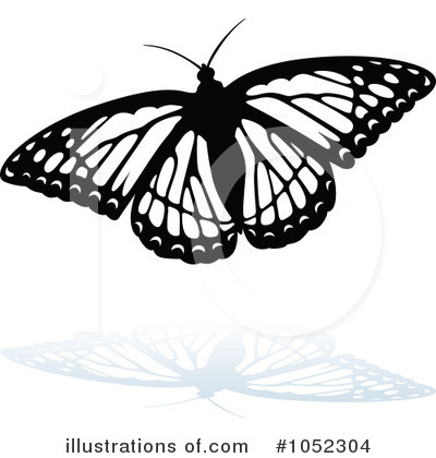 Royalty-Free (RF) Butterfly Clipart Illustration by dero - Stock Sample #1052304