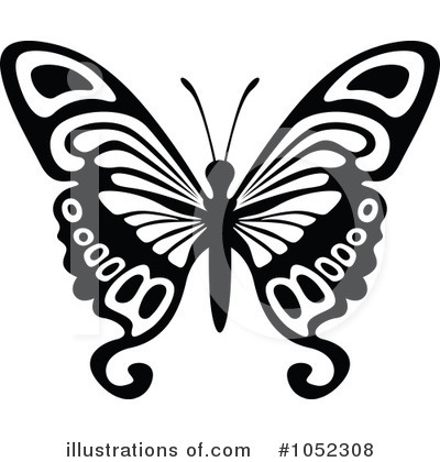 Royalty-Free (RF) Butterfly Clipart Illustration by dero - Stock Sample #1052308